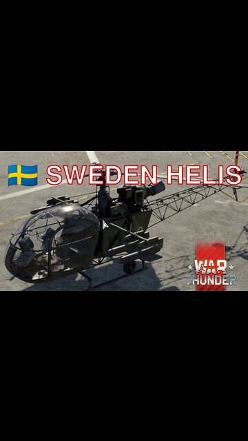 🇸🇪 Sweden gets a Heli Tree! Mini Devblog [War Thunder 2.15 Wind of Change] #shorts