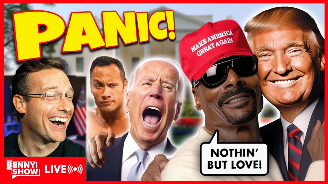 PANIC in DC: The Rock PRAISES Trump, Snoop Dogg FLIPS on Joe: 'I LOVE Trump!' | New 2024 Psy-Op?