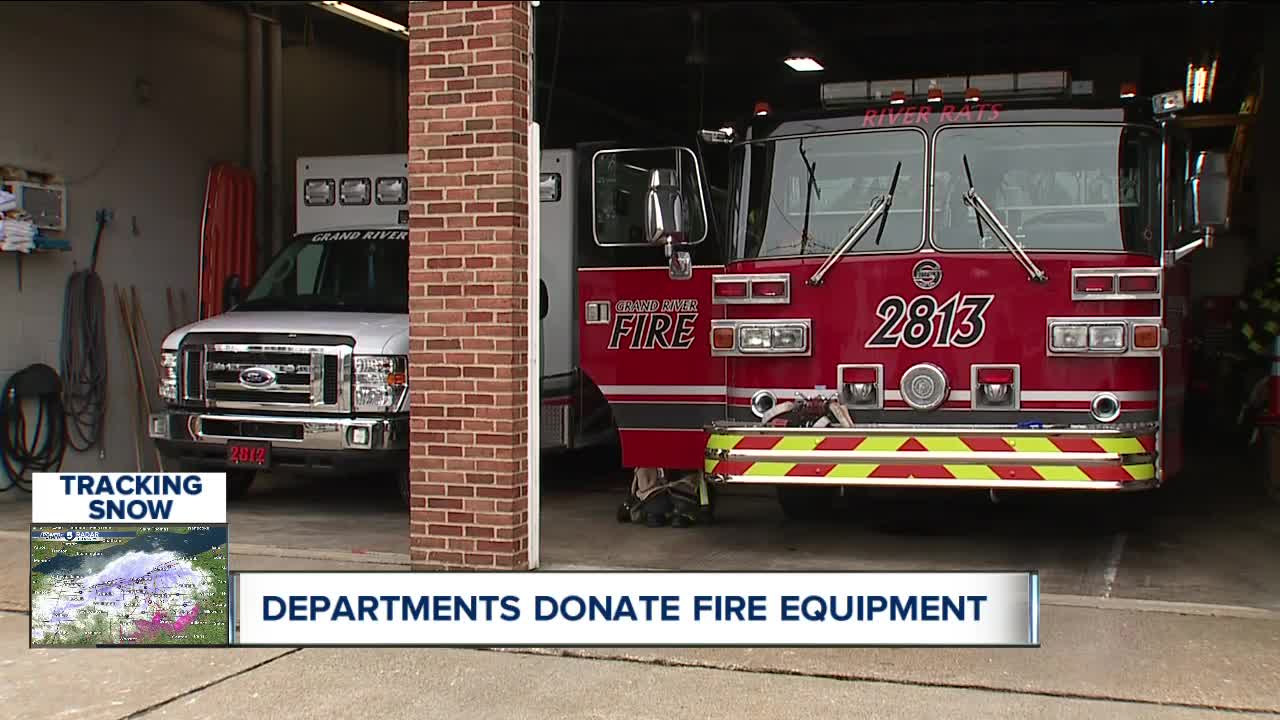 Lake Co. fire departments to donate decommissioned gear to Peru's fire service