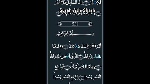 Surah Ash-Sharj