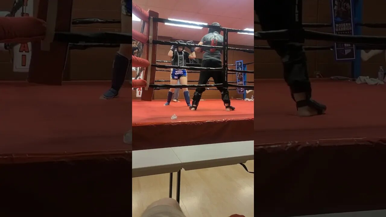 Friendly Sparring Match Boy vs Girl round 2