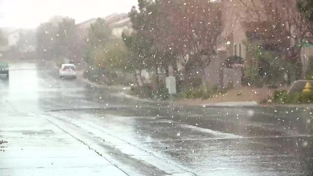 VIDEOS: Snow seen across Las Vegas valley