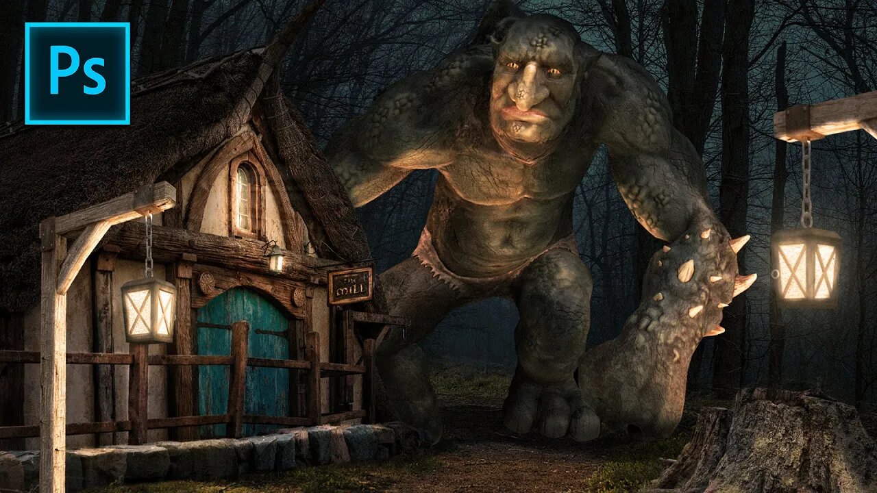 Forest Troll - Photo Manipulation Speed Art