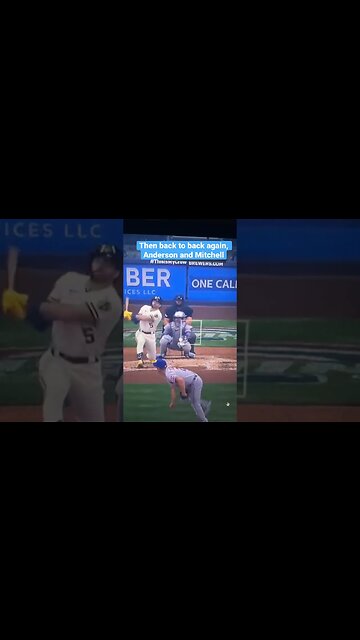 Brian Anderson, Rowdy Tellez, Garrett Mitchell go back to back to back hr then BA and GM do it again