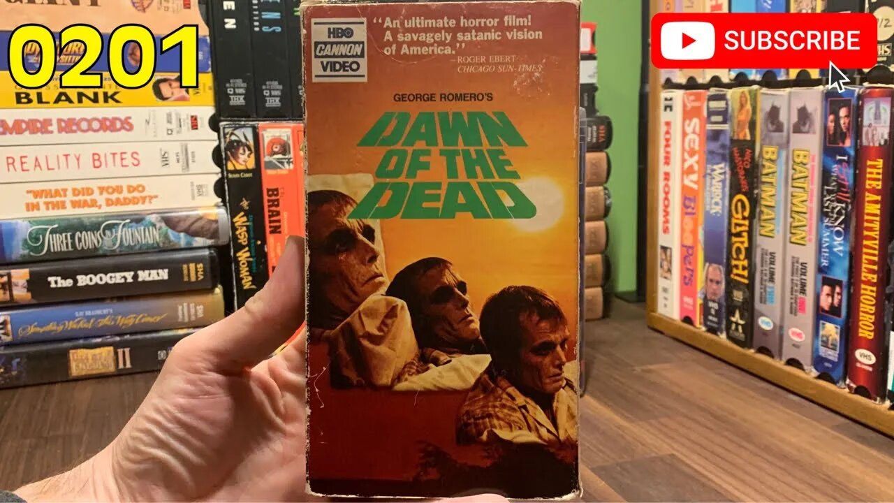 [0201] DAWN OF THE DEAD (1978) VHS INSPECT [#dawnofthedead #dawnofthedeadVHS]