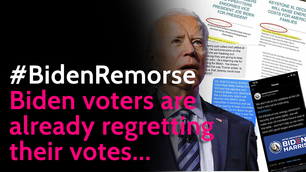 #BidenRemorse - Biden voters are already regretting their votes