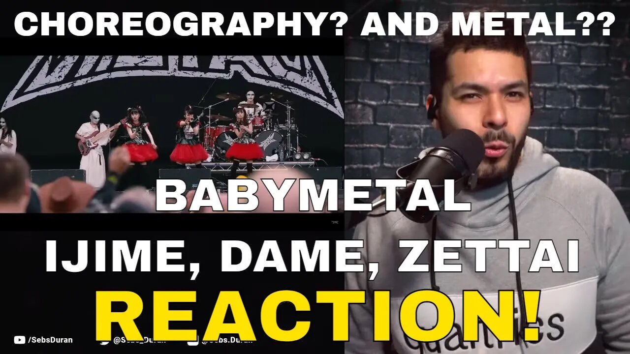 BABYMETAL Ijime,Dame,Zettai | Live at Sonisphere (Reaction!) | coroegraphed heavy metal?? I'M IN
