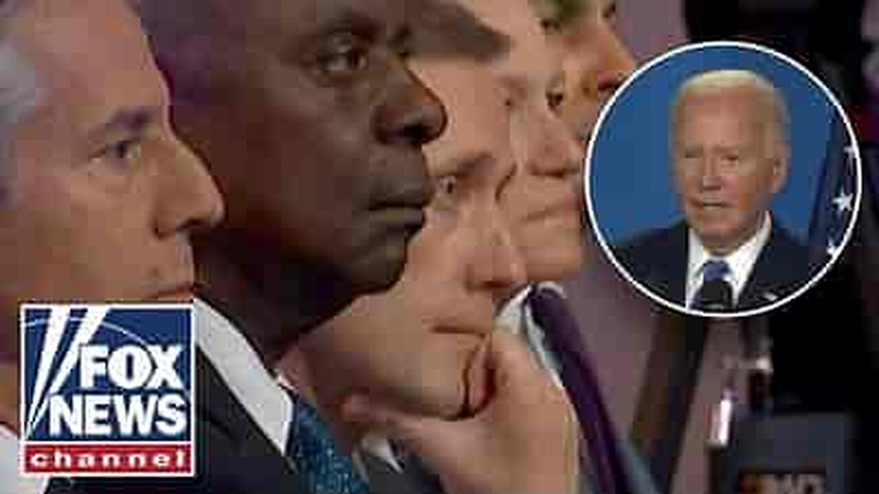 Video of Biden's Top Aides at Press Conference Goes Viral