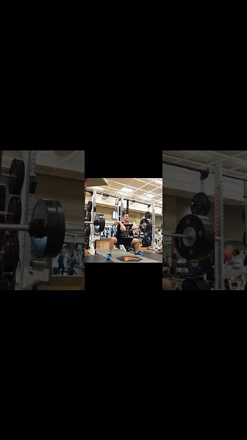 230 lb Power Clean PR and 345 lb Back Squat PR! #powerclean #backsquat #grinddontstop