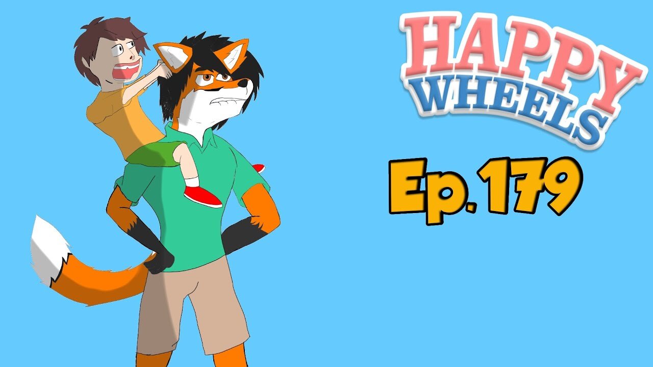 Happy Wheels[Ep.179]pogo fight inposivel(quit) w/Tailsly