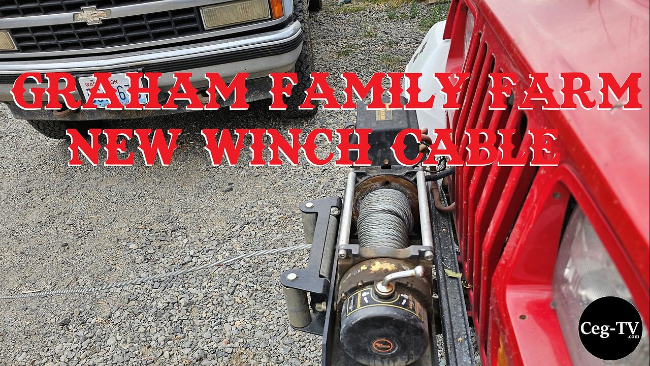 Graham Family Farm: New Winch Cable