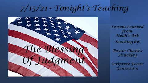 The Blessing of Judgment - 7.15.21