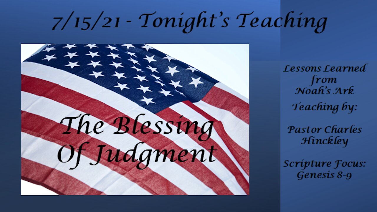 The Blessing of Judgment - 7.15.21