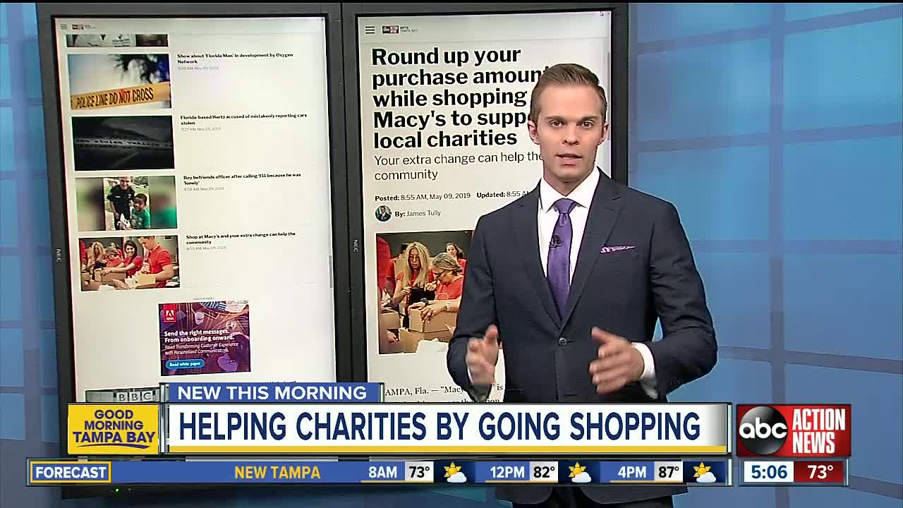 Shop at Macy's and your extra change can help the community