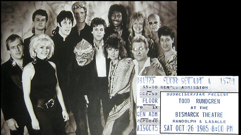 October 26, 1985 - Todd Rundgren & His Eleven Voice Orchestra from Chicago's Bismarck Theatre
