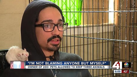 Man with 270 animals in duplex says he's happy they are in good homes