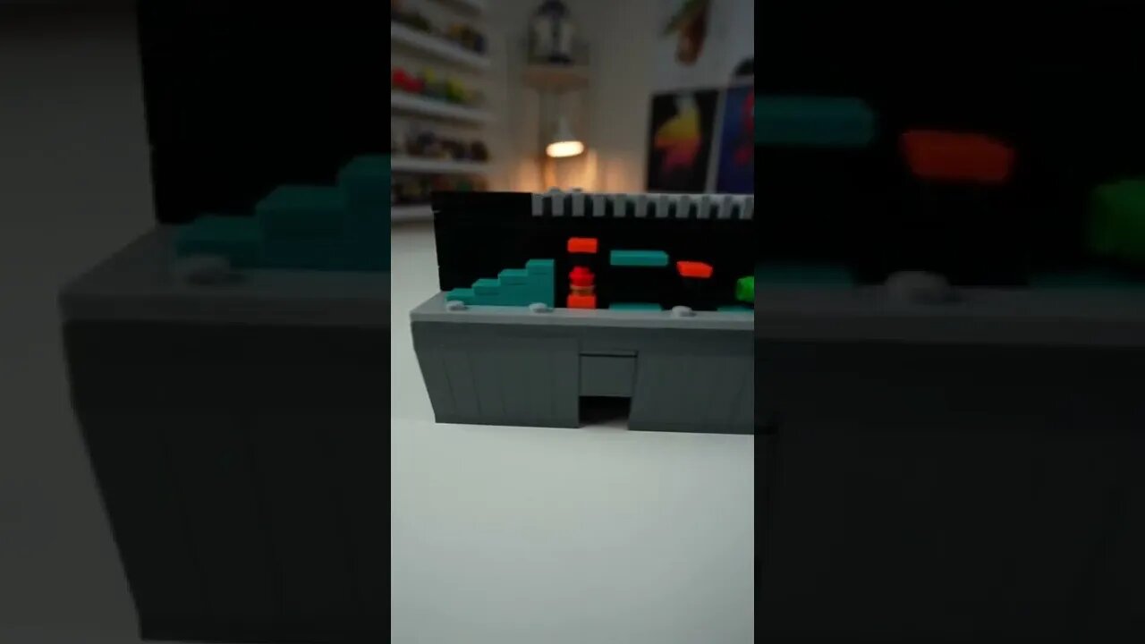 HIDDEN Super Mario Course Inside LEGO NES! #lego #nintendo #supermario #shorts