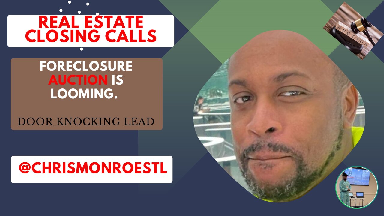 Door Knocking Pre Foreclosure Lead Closing Call w/ Chris Monroe - FutureCashFlowClub.com