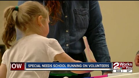 Special needs school running on volunteers