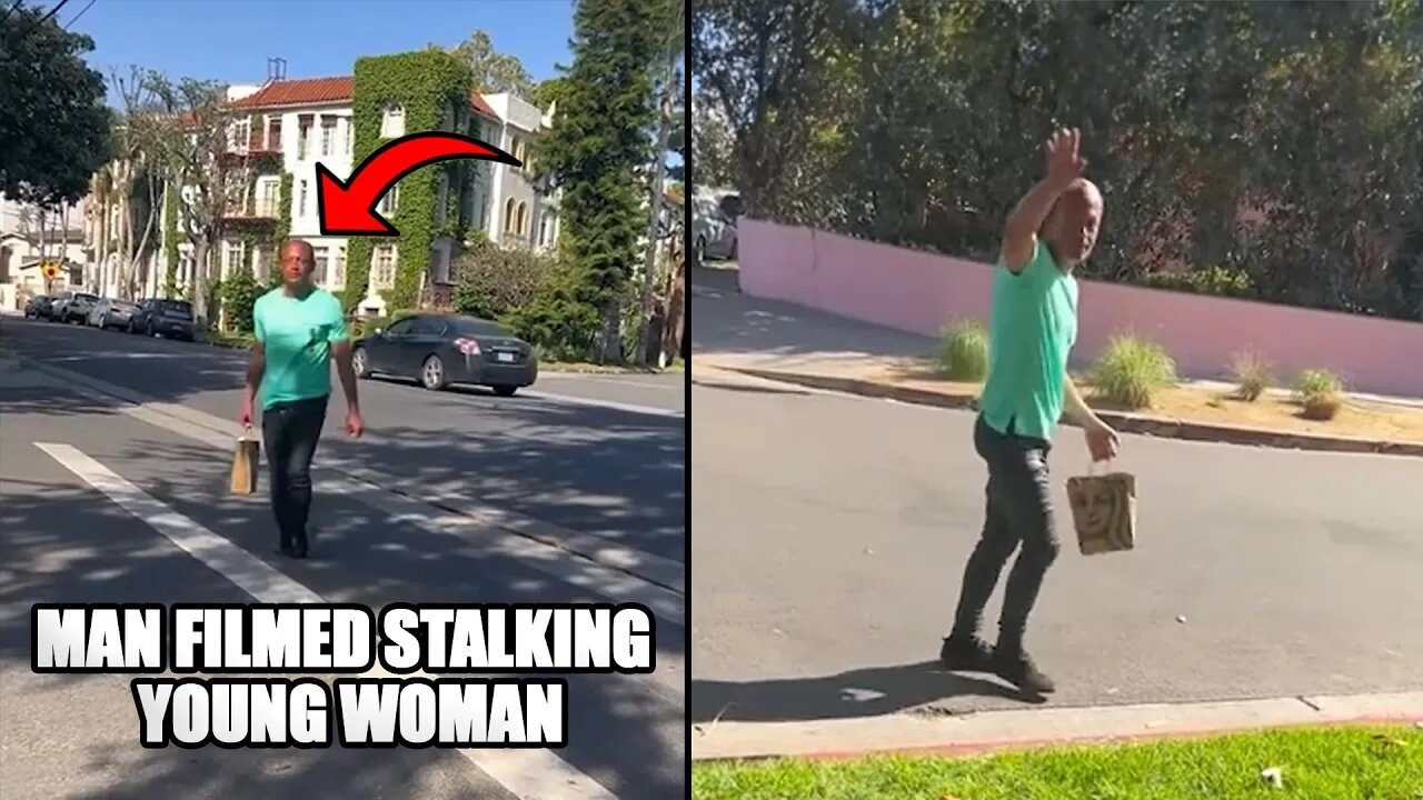 Young Woman Films Herself Being Stalked