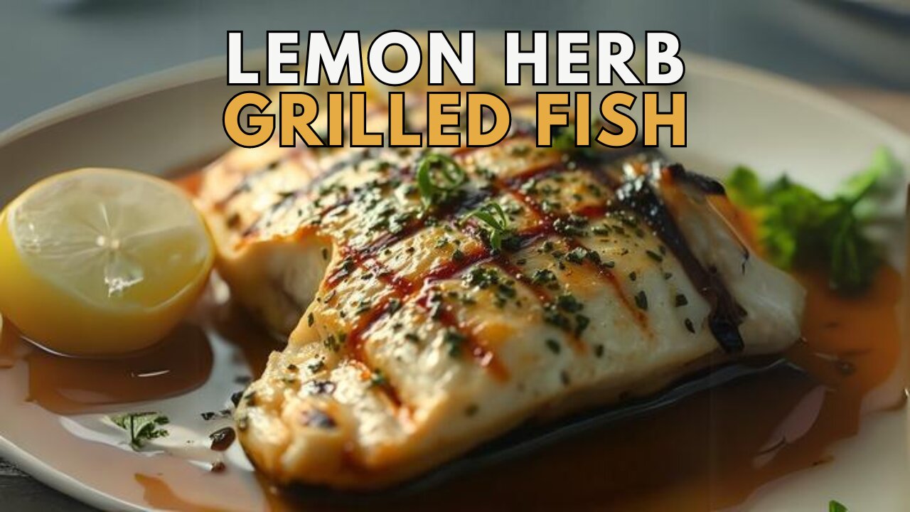 Grilled Lemon Herb Fish (Easy, Flavorful, & Healthy) Summer Recipes