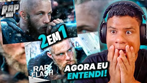 REAGINDO ao RAP DO VIKINGS | RAGNAR & BJOR | ANIRAP | FLASH BEATS | React Anime Pro