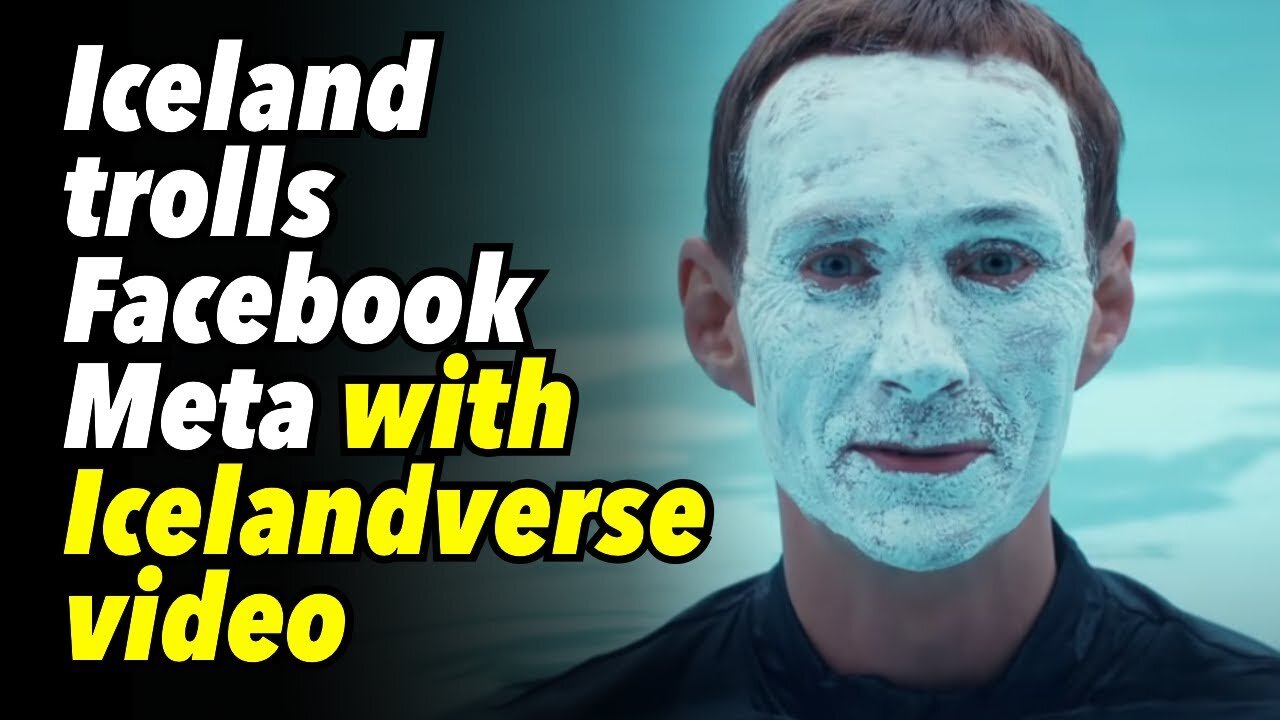 MUST SEE 🤣🤣🤣 Iceland tourism trolls Facebook Meta with Icelandverse video