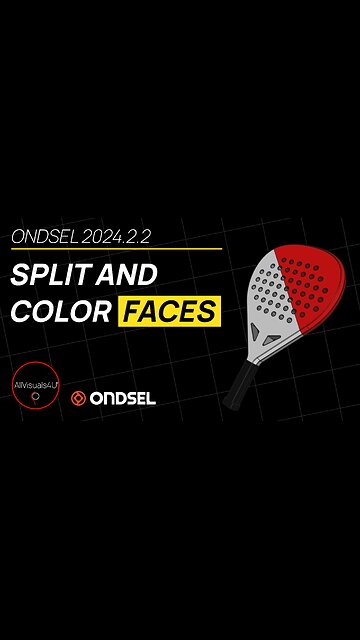 🎨 How To Split Faces In Ondsel ES - FreeCAD Split Object - FreeCAD Datum Plane | #Shorts