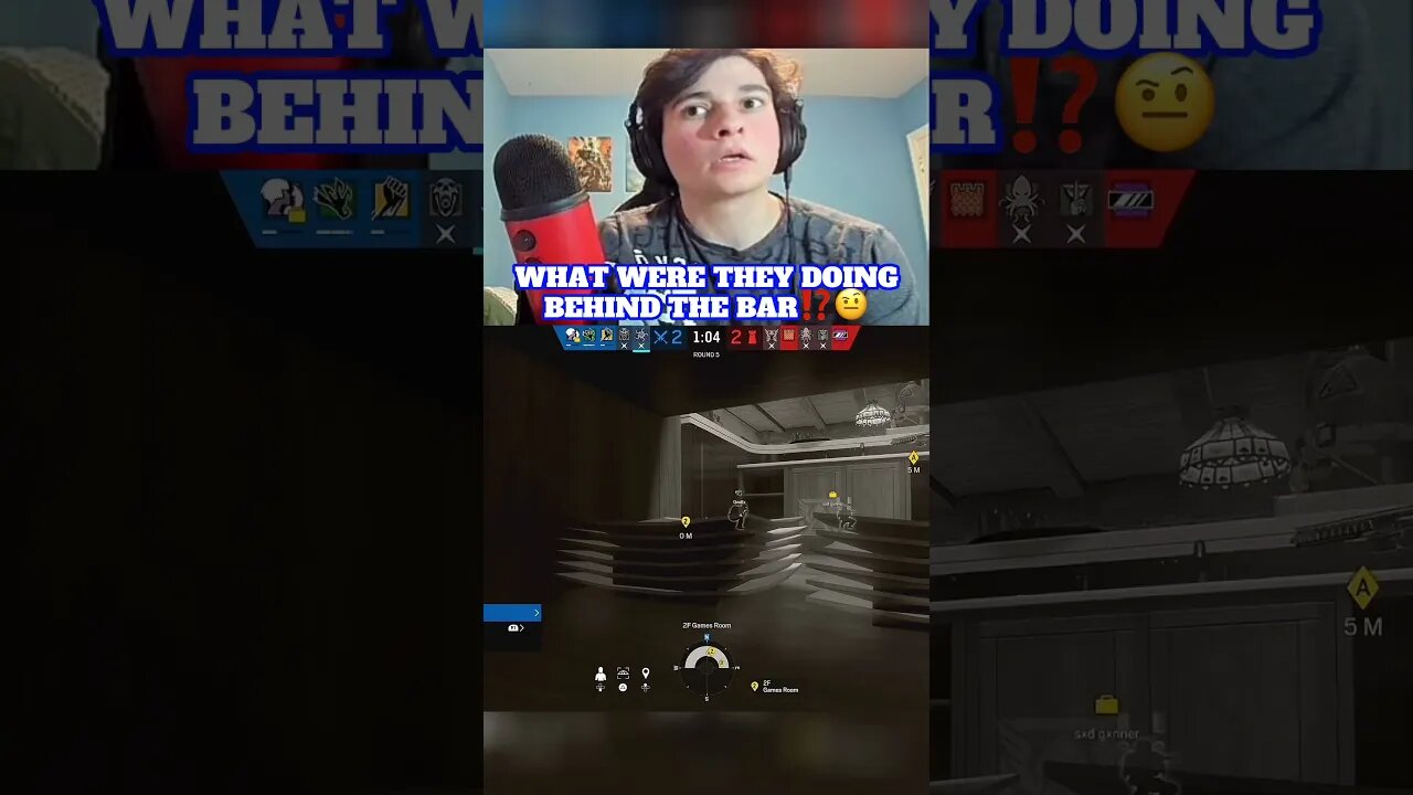 What’s All That Movement Back There⁉️🤨 | #shorts #rainbowsixsiege #gaming #reaction
