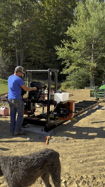 Sawmill is officially running 🪵🪚🙌🏼