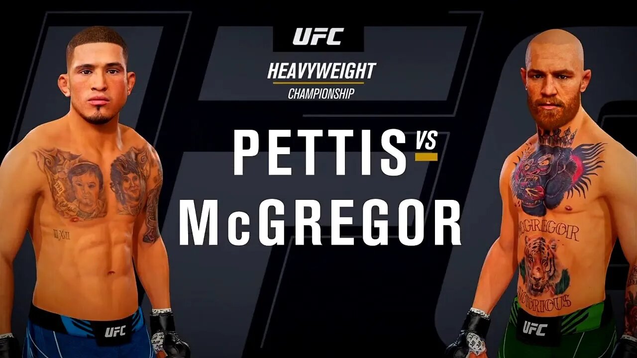 EA Sports UFC 4 Gameplay Conor McGregor vs Anthony Pettis