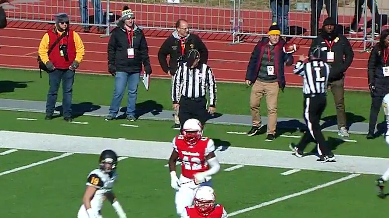 November 10, 2018 - Ken Owen Retrieves Out of Bounds Punt in Monon Bell Game