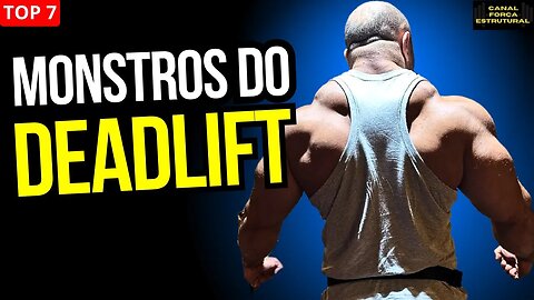 OS 7 DEADLIFTS MAIS PESADOS E IMPRESSIONANTES DE TODOS OS TEMPOS (Strongman)