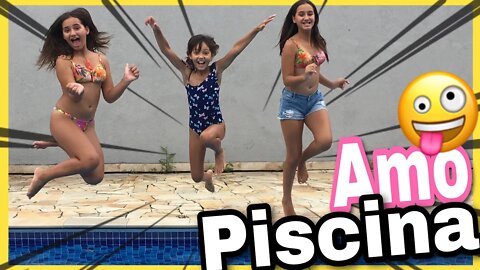 MUITA DIVERSÃO NA PISCINA