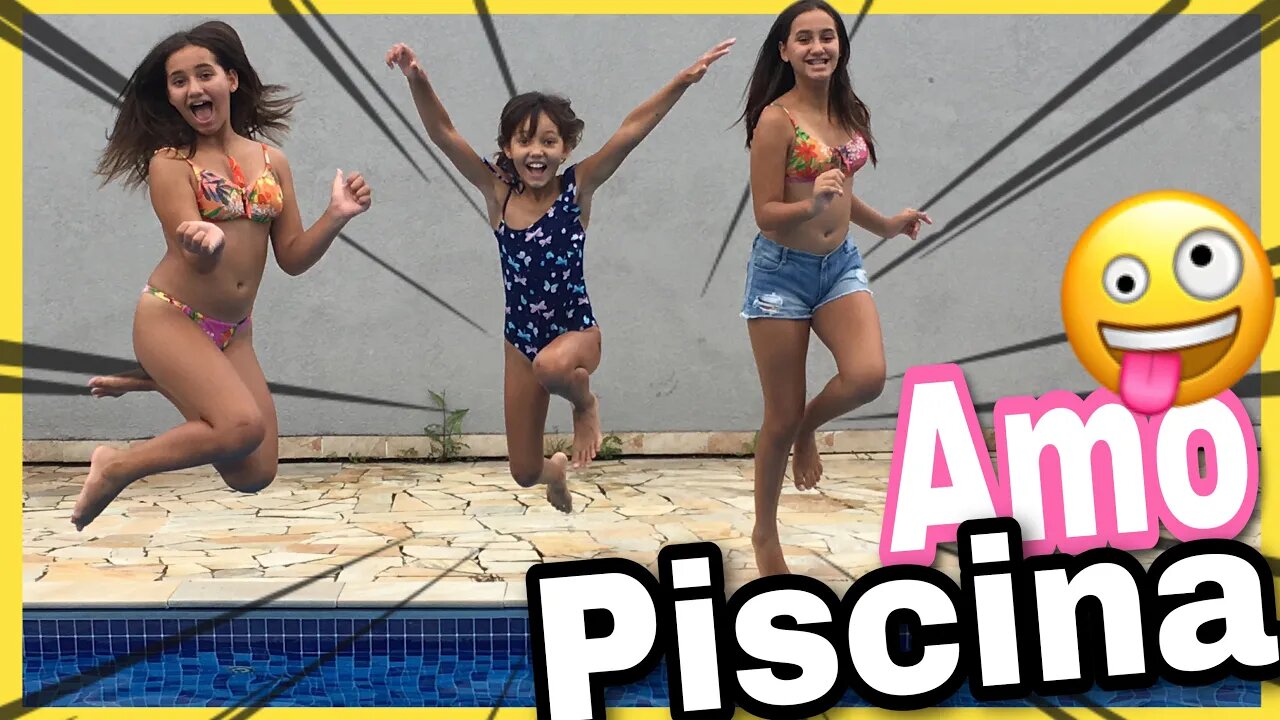 MUITA DIVERSÃO NA PISCINA