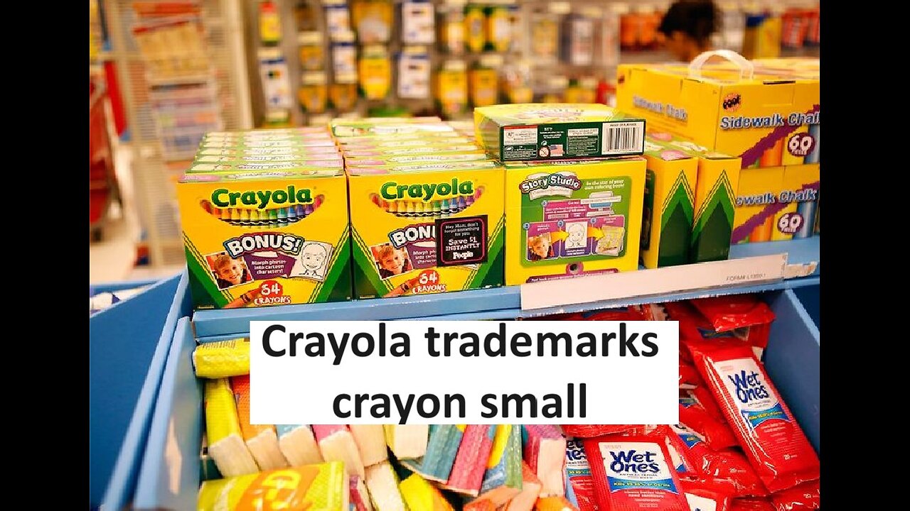 Crayola trademarks crayon scent, might make Walmart smell soon