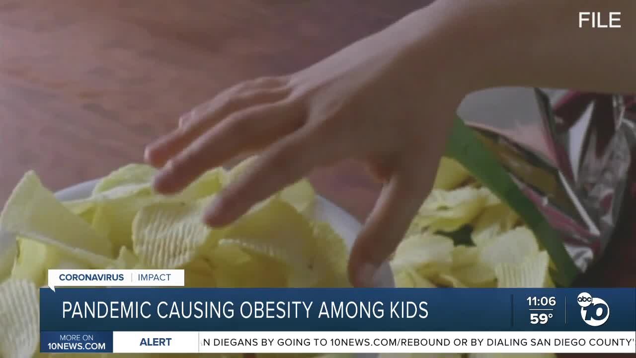 Pandemic causing obesity among kids