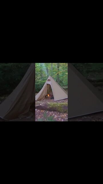 Hot Tent Camping and Eggs!