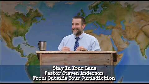 Stay In Your Lane | Pastor Steven Anderson