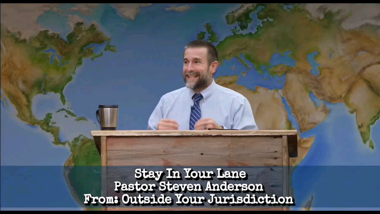 Stay In Your Lane | Pastor Steven Anderson