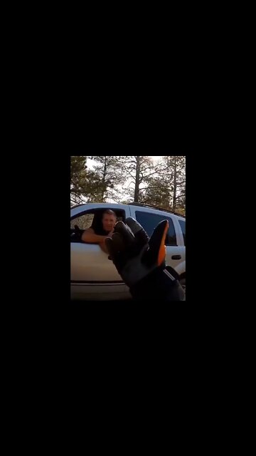Biker Chased Down By Angry Driver #shorts