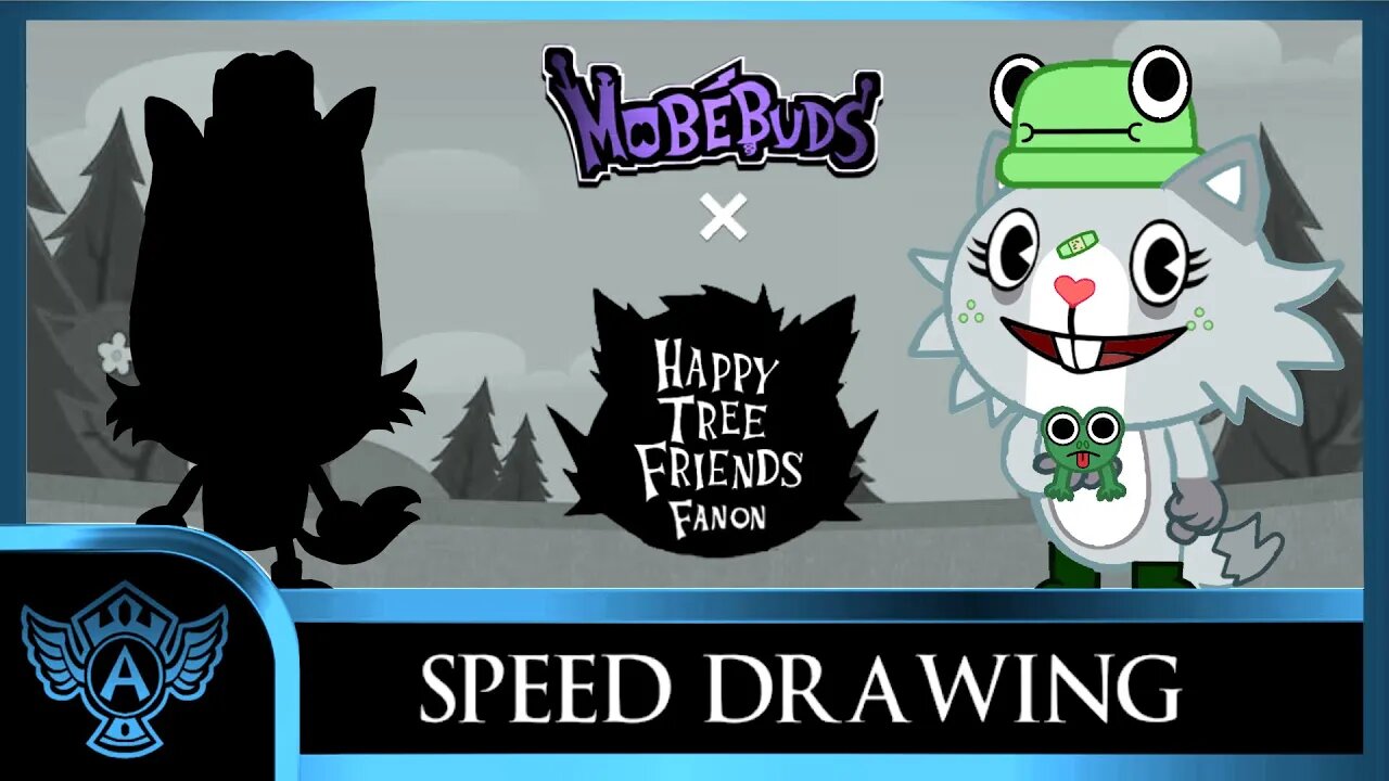 Speed Drawing: Happy Tree Friends Fanon - Ashy | Mobebuds Style