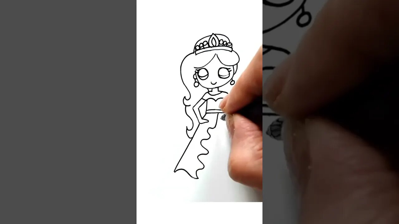 How to draw and paint Elena of Avalor from Disney