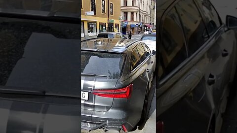 😎Audi RS6 Avant with trailer hitch is a total boss. Filmed with Ray-Ban Stories 😎 #audi #rs6 #öster