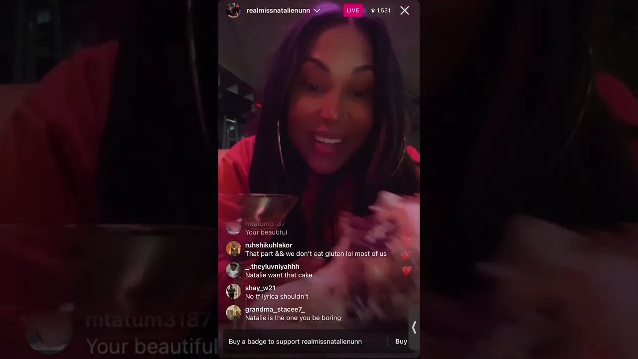 realmissnatalienunn IG Live: Natalie With Her Friend Bonding & Chatting About EVERYTHING! (03/03/23)