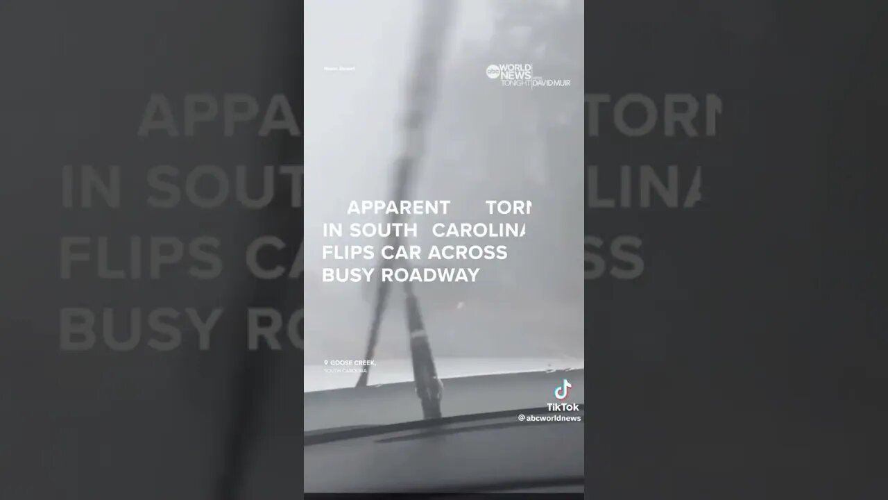 a tornado apparently it flips car #tornado #weather #tropicalcyclone ⚡🌩️🌪️