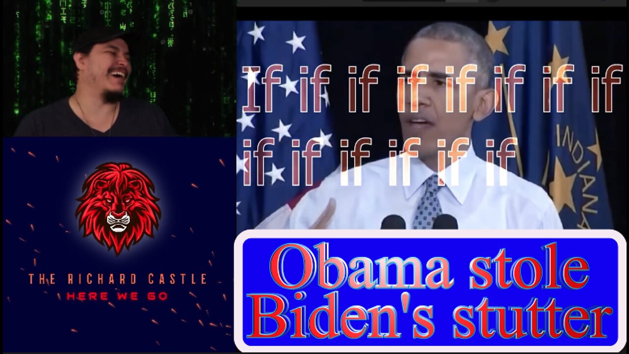 Why did Obama steal Biden's stutter? - The Richard Castle