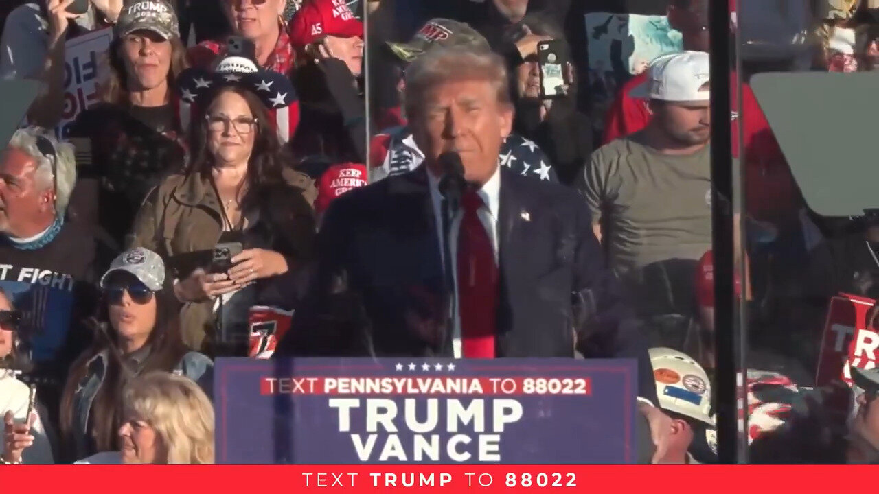 Legendary: Trump Opens His Return Rally In Butler, PA, With A Brilliant Line For The Ages