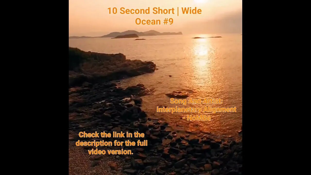 10 Second Short | Wide Ocean | Calm Mind Meditation Music #shorts #music #9 @Meditation Channel