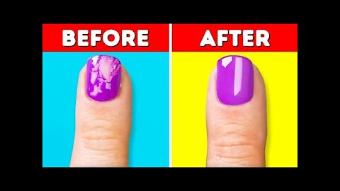 5 minute crafts nail tricks